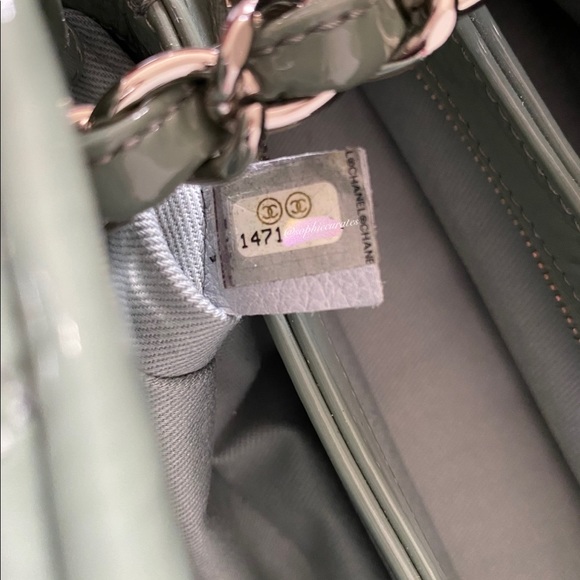 Chanel Small Just Mademoiselle Bowler Bag in Green - Picture 5 of 7